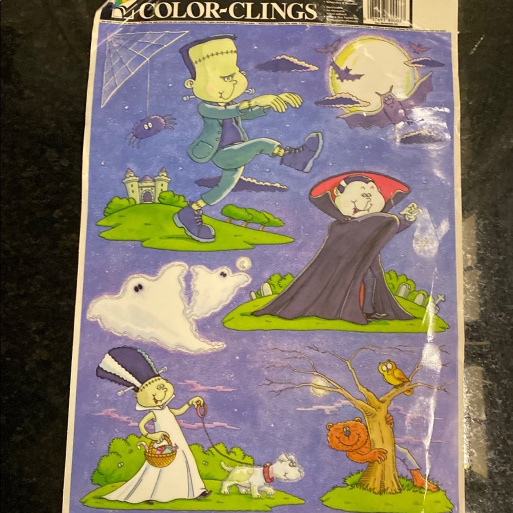 Vintage Halloween stickers